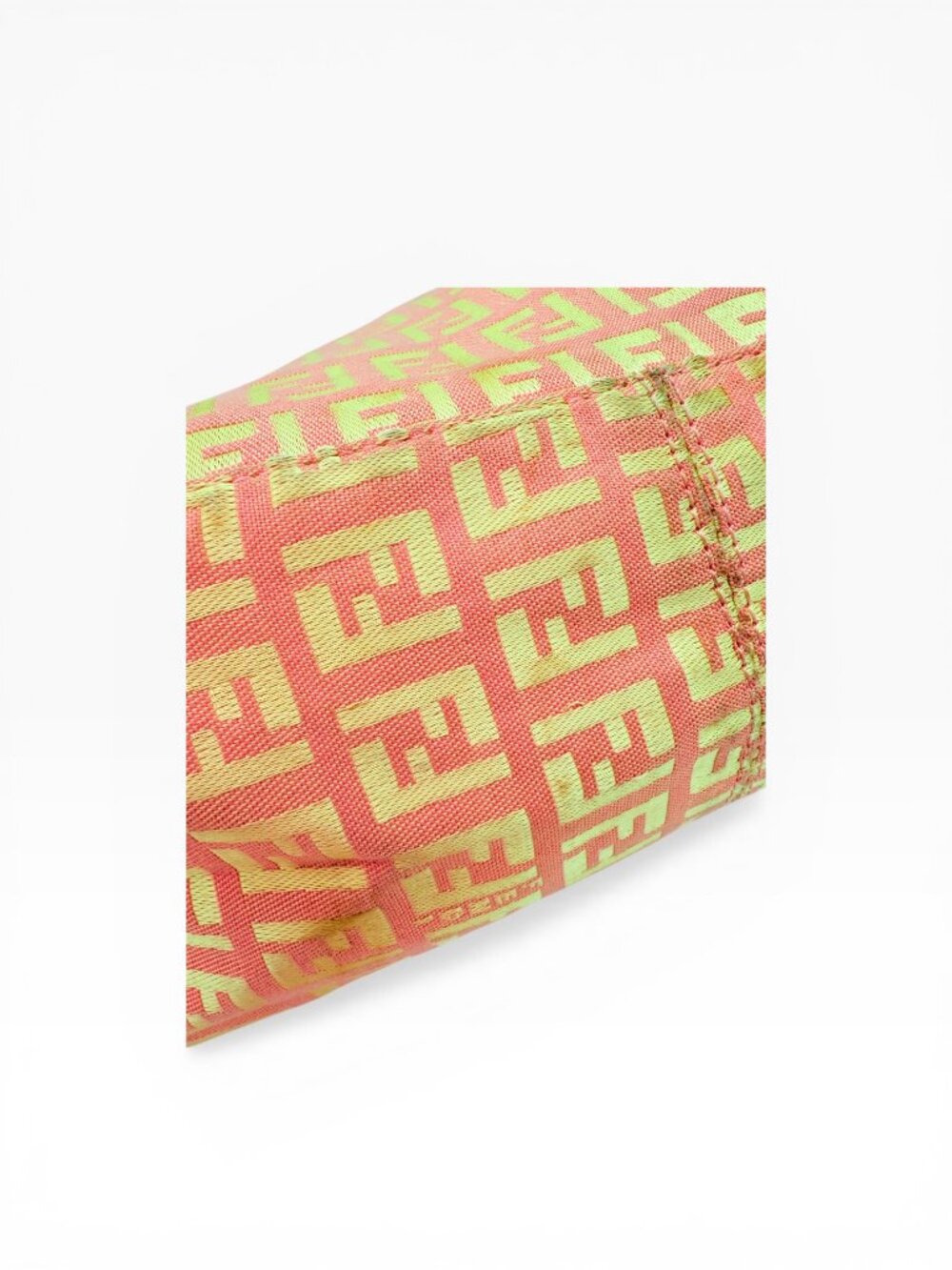 Fendi Zucca Zuccino Pink Canvas Pochette Shoulder Bag - Picture 9 of 15